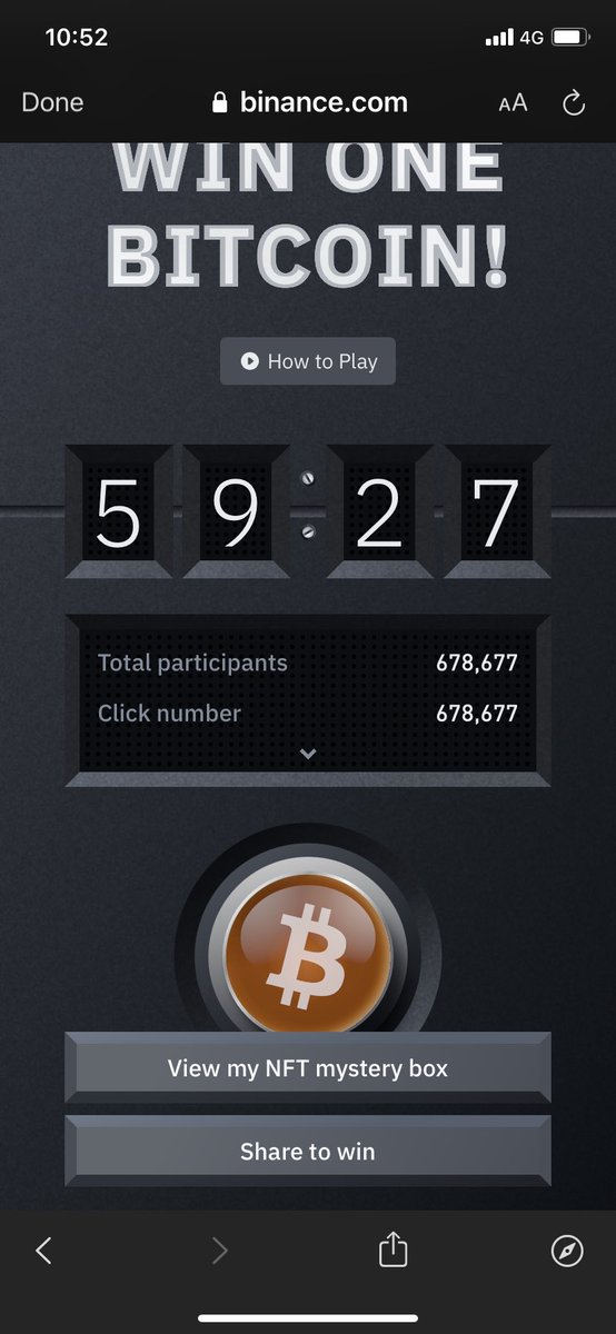 #BitcoinButton  #Binance