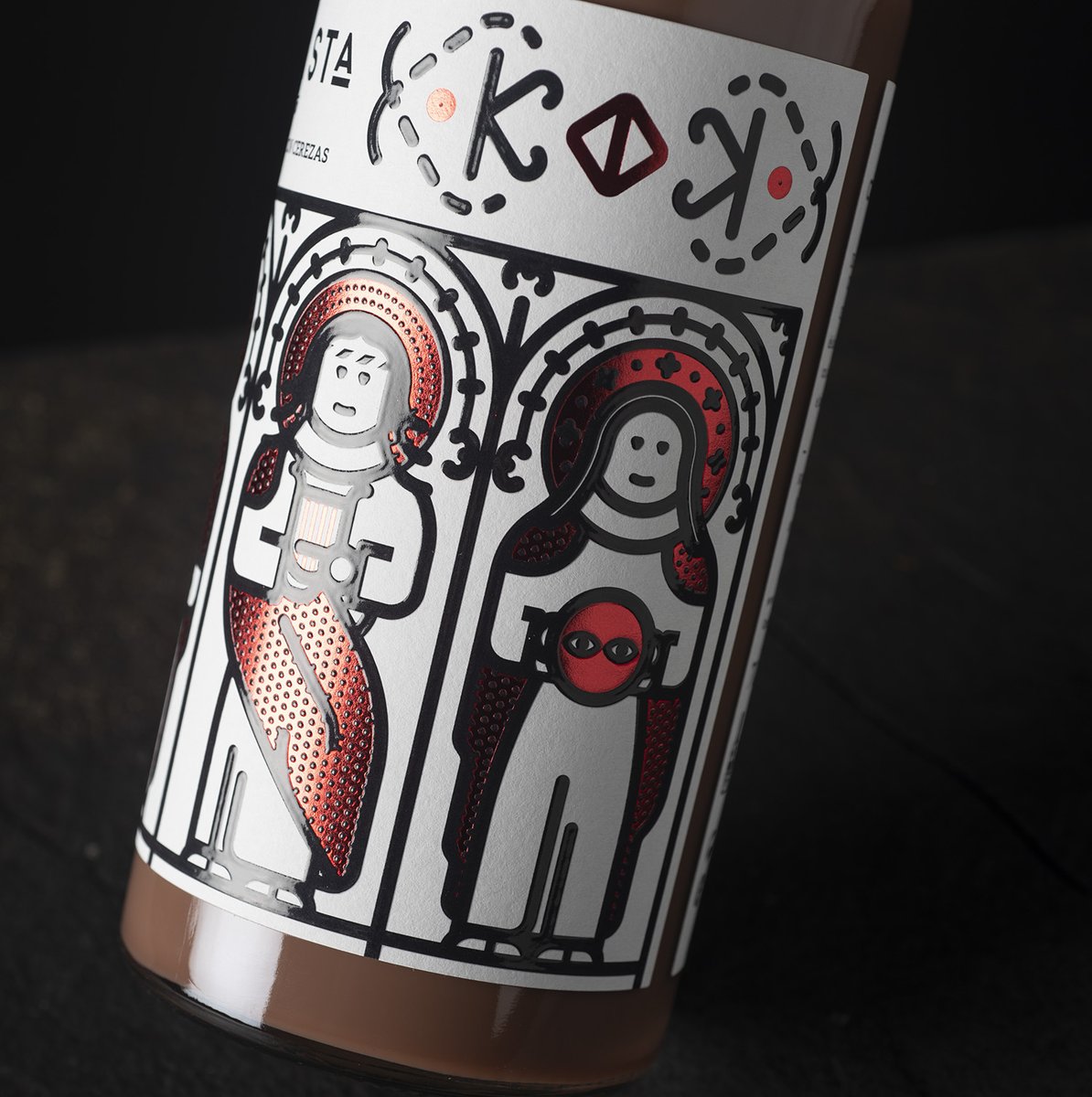 <a href="/JaviGardunoEdD/">Javier Garduño EdD</a>'s packaging design for Bodegas Diez Gómez Liqueurs, a tribute to the monks of the monasteries where these drinks were first made. The studio developed illustrations that would fill the entire bottle, while recalling Romanesque monasteries. #DailyDesignInspiration