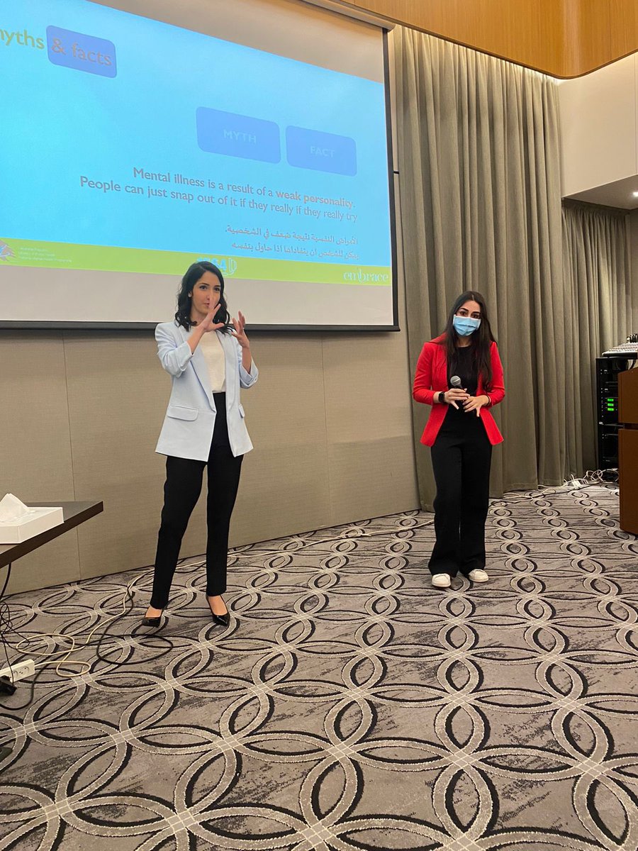 MiaAtoui's tweet photo. 5years ago I stood alone in a hotel room training 8 volunteers to kick off #Lebanon’s 1st #suicidehotline 
Today they are 130volunteers and they are leading and training new young hotline operators to #savelives 
Promote #ideas that matter - they will get passed on to generations https://t.co/OJkSCLmE8A
