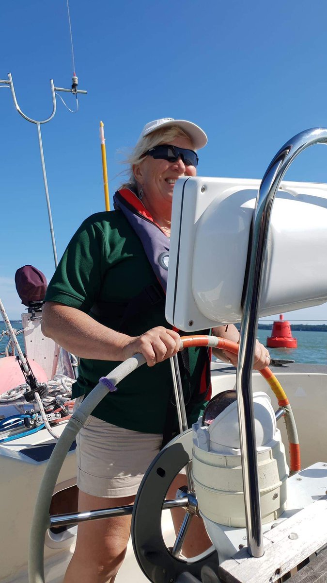 GaySailingUK's tweet photo. Celebrating Trans Day of Visibility. Wendy is our Rear Commodore Inclusivity helping to ensure our club is welcoming for the breadth of the LGBT+ community!

#TDOV #transdayofvisibility
#sailing #sailingclub #lgbtq #transgender #inclusive https://t.co/8Udt4YDLOM