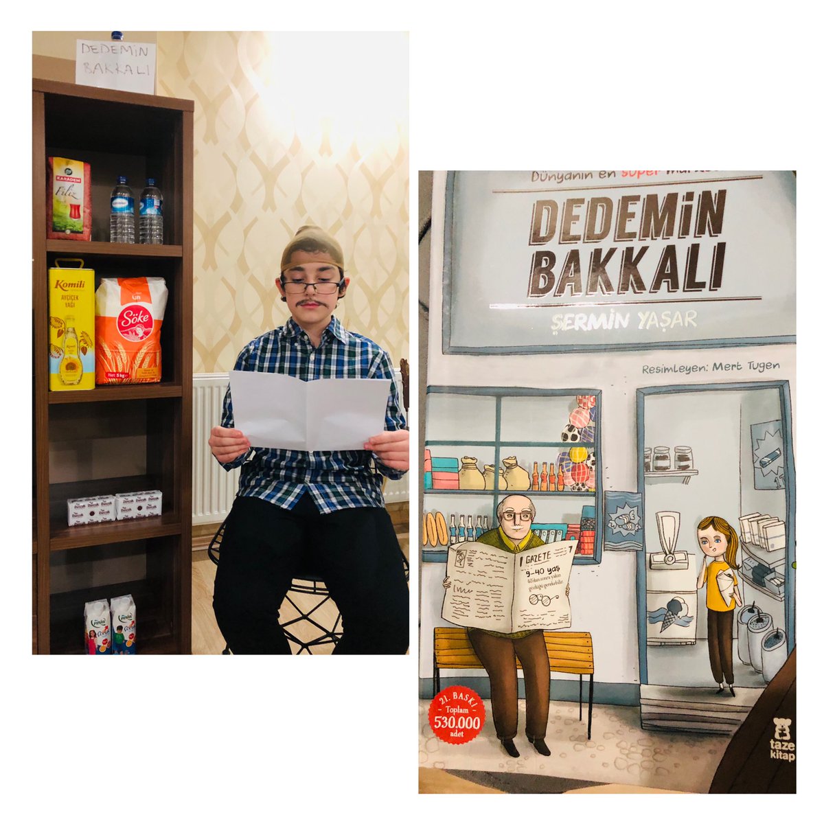 Kütüphane Haftası kapsamında  5 ve 6. sınıf öğrencimizle ‘’Sevdiğin Kitabın Kapağını Canlandırma’’ etkinliği yaptık. #kütüphanehaftası <a href="/fikribilimkolej/">FikriBilim Koleji</a>