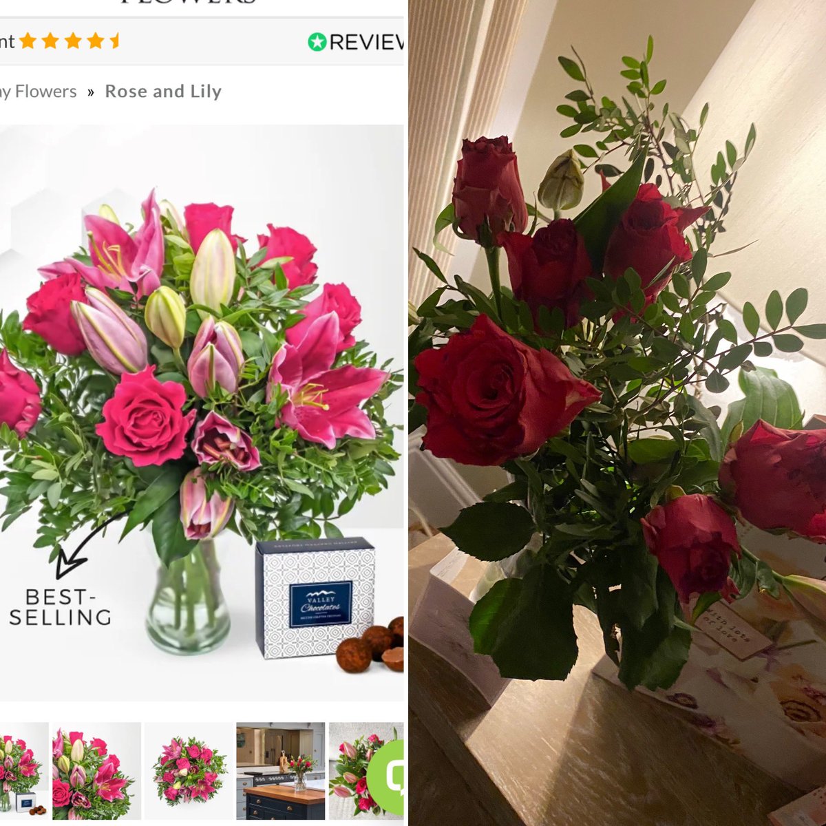 aym_higher's tweet photo. Do not buy flowers from @prestigeflowers 
Paid for Mother’s Day delivery came the next day, upgraded to a medium size bunch this is what I got. Plus awful customer service. 
#florist #flowers #poorcustomerservice https://t.co/QCMzO32hsC