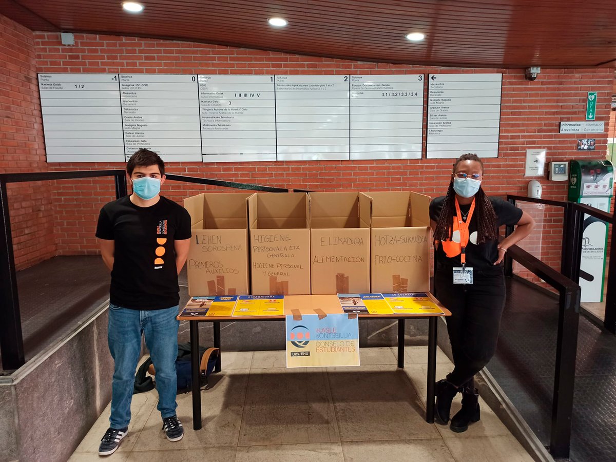 🔰UPV/EHUko ikasleak, Ukrainarekin
💙💚El alumnado de la UPV/EHU, con Ucrania
Ikasleen Kontseiluak behar handiko materiala biltzeko kanpaina antolatu du hiru campusetan
📍Cualquiera que quiera colaborar podría hacerlo en los puntos de recogida
🧐bit.ly/3NxUodp
<a href="/upvehu/">UPV/EHU</a>
