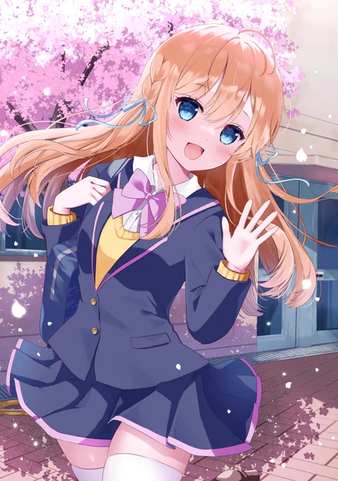 「せ～んぱい!似合ってますか?」 