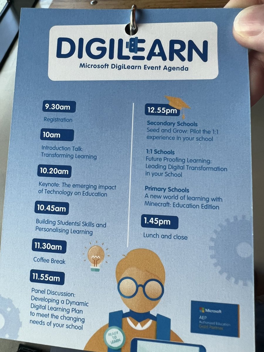stkevinscc1's tweet photo. Looking forward to today’s #digilearn22 event with @Gowriggle in @MS_eduIRL wonderful campus in Leopardstown. #digilearnmicrosoft https://t.co/KbSoGINpYt