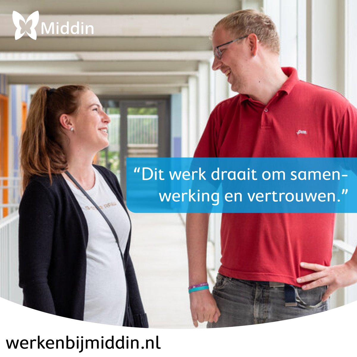 We zoeken een persoonlijk begeleider: bit.ly/3N0yzTw. Op locatie Boermarke wonen mensen die 🧠hersenletsel hebben opgelopen. Motiveer jij hen om eigen keuzes te maken? #vacature #werkenbijmiddin #nah #persoonlijkbegeleider #middin #gehandicaptenzorg #mbo4 #hersenletsel