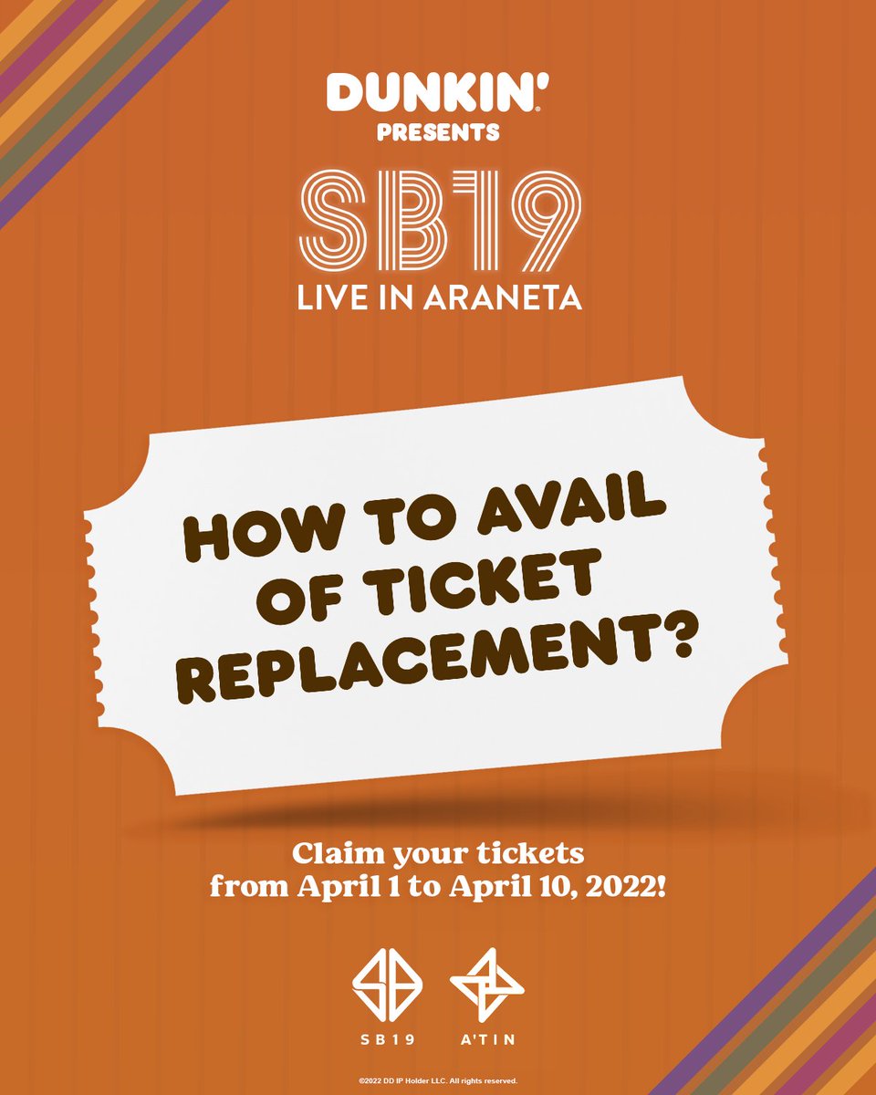 dunkinph's tweet photo. #DunkinPHSB19Concert #DunkinPH 

The most awaited @SB19 concert is finally happening! 😍🎉 Check this link for full info: https://t.co/7Skwnh15TI https://t.co/yktfwccWqr