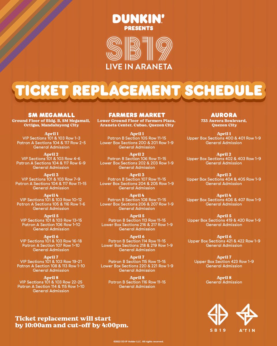 dunkinph's tweet photo. #DunkinPHSB19Concert #DunkinPH 

The most awaited @SB19 concert is finally happening! 😍🎉 Check this link for full info: https://t.co/7Skwnh15TI https://t.co/yktfwccWqr