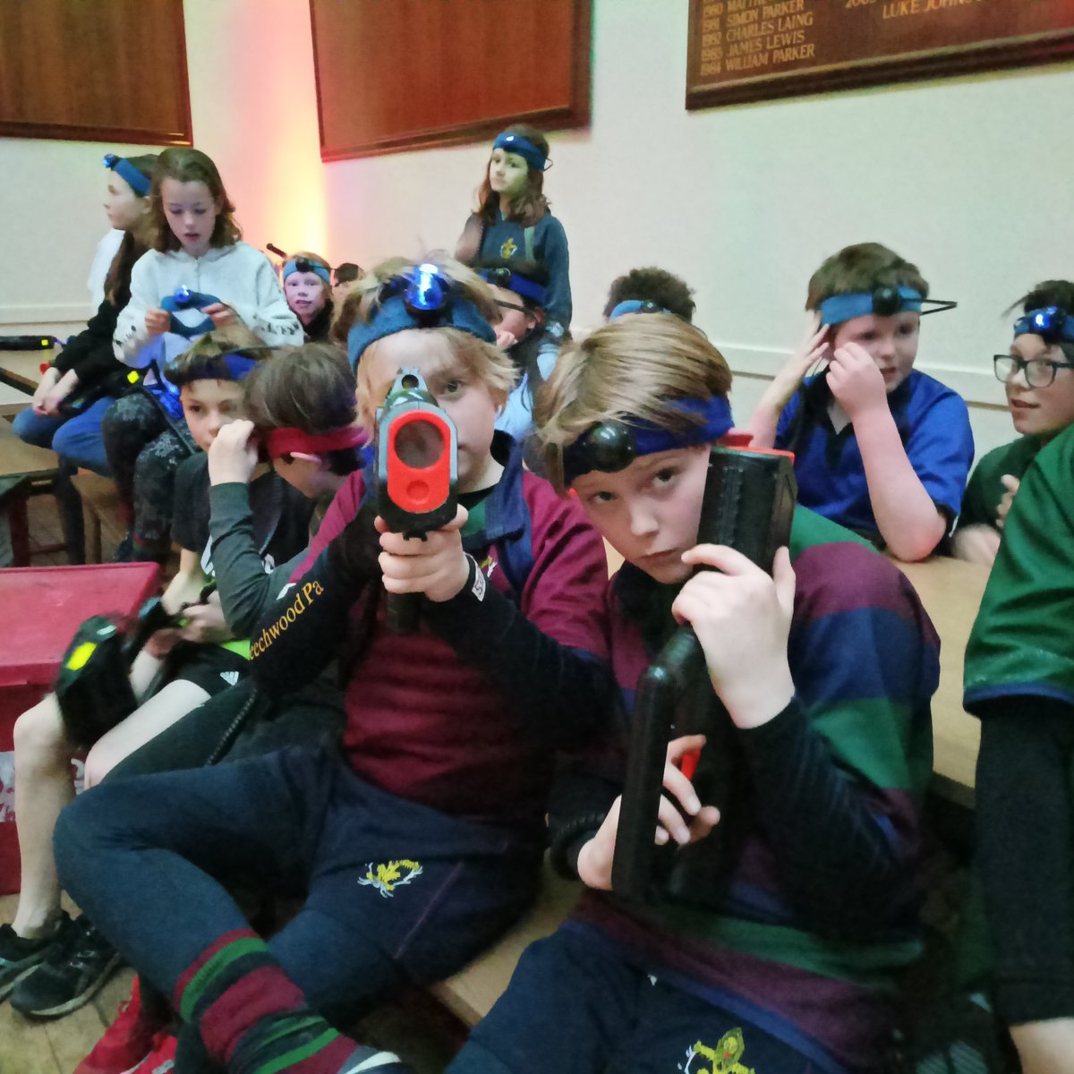 BWPBoarding's tweet photo. Great fun last night in our now traditional end of term Laser Tag evening with @Lasertag_2u  #iloveboarding https://t.co/vvY5yYPT92
