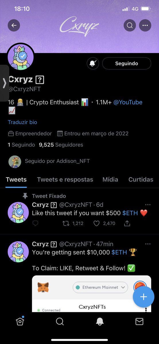 RodrigoRR91's tweet photo. @YouWonETH21 @CxryzNFT Done

0x148b4F999F64Ff62C507FdAeb76AaeB2f4a80Bb4 https://t.co/ddH0BYGby2