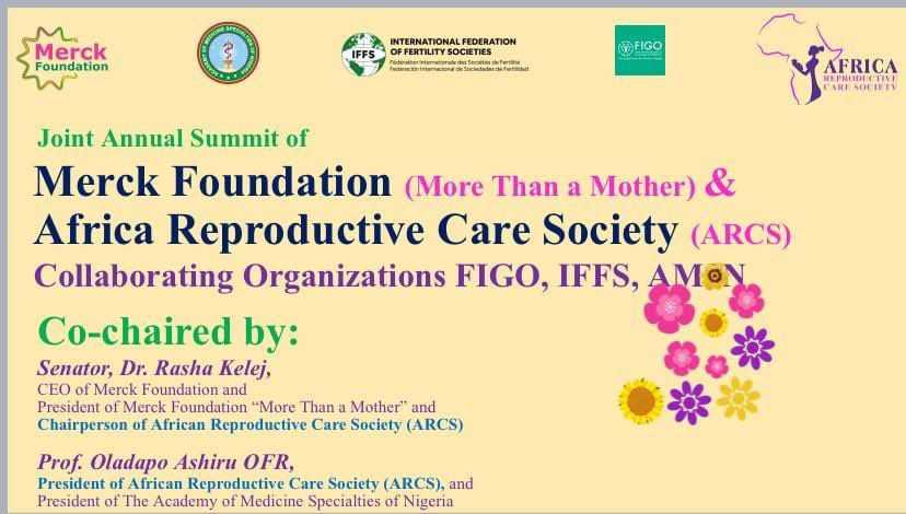Merck_MCCP's tweet photo. “The Joint Annual Summit of Merck Foundation (More Than a Mother) &amp; Africa Reproductive Care Society (ARCS), collaborating with FIGO, IFFS &amp; AMSN.

Stay tuned for the live proceedings.” https://t.co/3xq2L8al0J