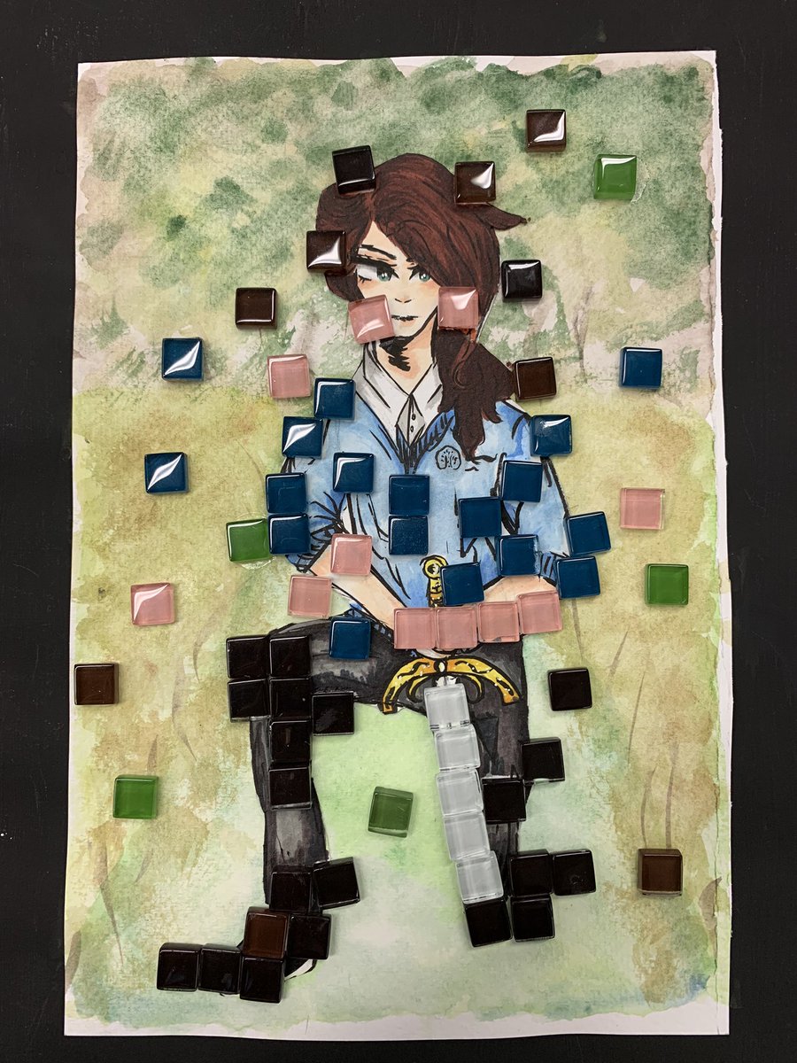 ensor_yasmin's tweet photo. I’m completely blown away by this beautiful work by Ellie at @harlow_academy ! Ellie is looking at the evolution of the Legend of Zelda games 🗡 https://t.co/e6dGnyeyR3