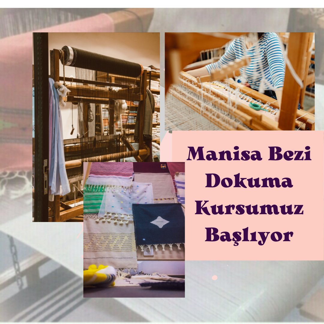 EskisehirHalk's tweet photo. Kurumumuzda Manisa Bezi Dokuma Kursumuz 18 Nisan Pazartesi günü başlıyor.

Kurs Başlangıç Tarihi: 18 Nisan
Kurs Bitiş Tarihi: 13 Haziran
Kurs Günleri: Hafta içi her gün
Kurs Saati: 08.30- 13.40

#ohem
#odunpazarıhalkegitimi
#hayatboyuögrenme
#tcmeb
#odunpazarımem
#eskişehirmem https://t.co/M3hQ39CXK2