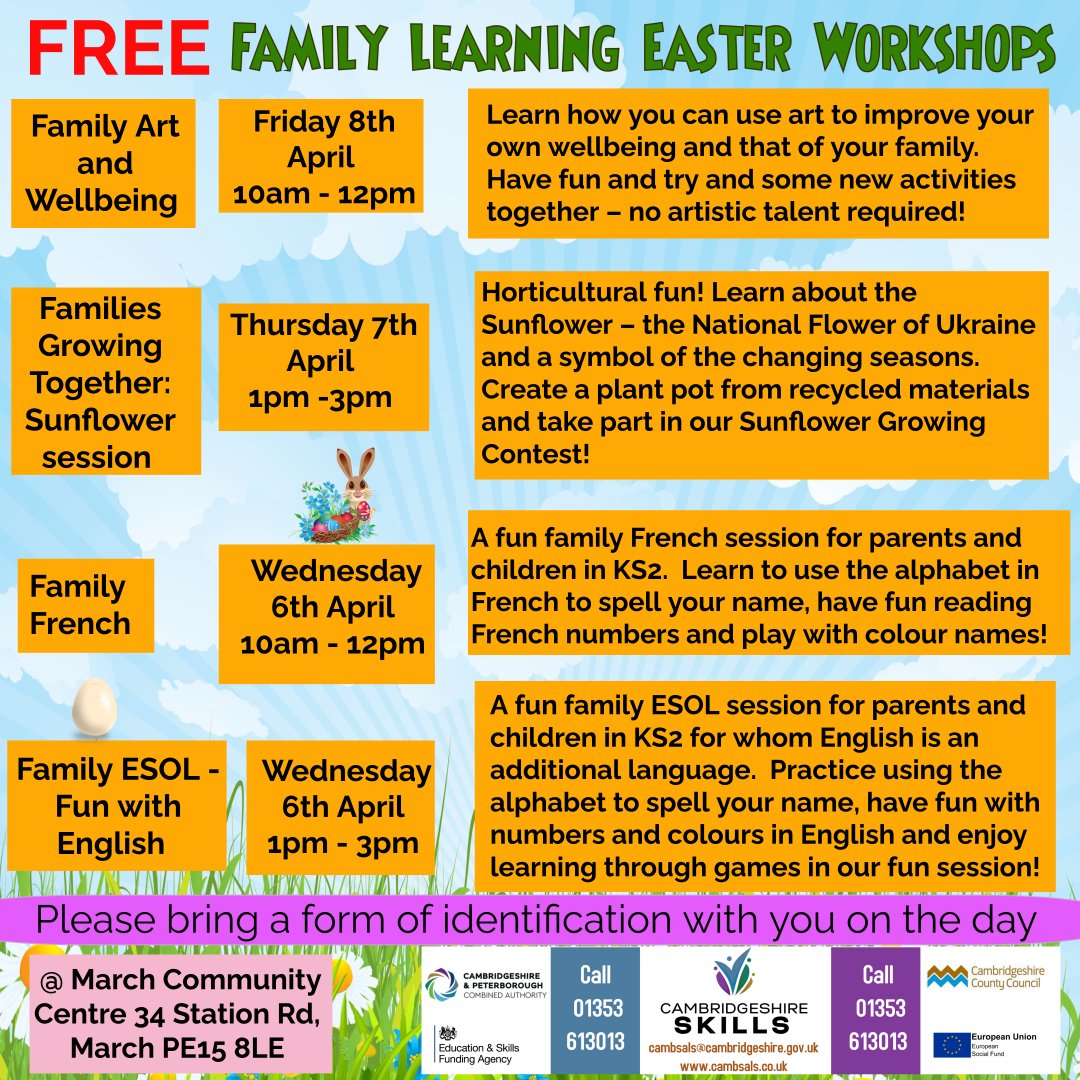 Cambridgeshire Skills (@cambsskills) on Twitter photo Please share with friends and family.
<a href="/MarchSociety/">The March Society</a> <a href="/CentreMarch/">March Community Centre</a> <a href="/TC_SCambs/">Communities Service - South Cambs Team</a> @TC_Hunts <a href="/FenlandCouncil/">Fenland Council</a> <a href="/MarchMarlins/">March Marlins SC</a> <a href="/PaulMagan2/">Fenland Coddiwompler</a> <a href="/wisbechmuseum/">Wisbech Museum</a> <a href="/wisbechcommuni1/">wisbechcommunityfarm</a> <a href="/CambsCC/">Cambridgeshire County Council</a> <a href="/CambsPboroCA/">Cambridgeshire and Peterborough Combined Authority</a> <a href="/cambslib/">Cambs Libraries</a> Please share with friends and family.
<a href="/MarchSociety/">The March Society</a> <a href="/CentreMarch/">March Community Centre</a> <a href="/TC_SCambs/">Communities Service - South Cambs Team</a> @TC_Hunts <a href="/FenlandCouncil/">Fenland Council</a> <a href="/MarchMarlins/">March Marlins SC</a> <a href="/PaulMagan2/">Fenland Coddiwompler</a> <a href="/wisbechmuseum/">Wisbech Museum</a> <a href="/wisbechcommuni1/">wisbechcommunityfarm</a> <a href="/CambsCC/">Cambridgeshire County Council</a> <a href="/CambsPboroCA/">Cambridgeshire and Peterborough Combined Authority</a> <a href="/cambslib/">Cambs Libraries</a>