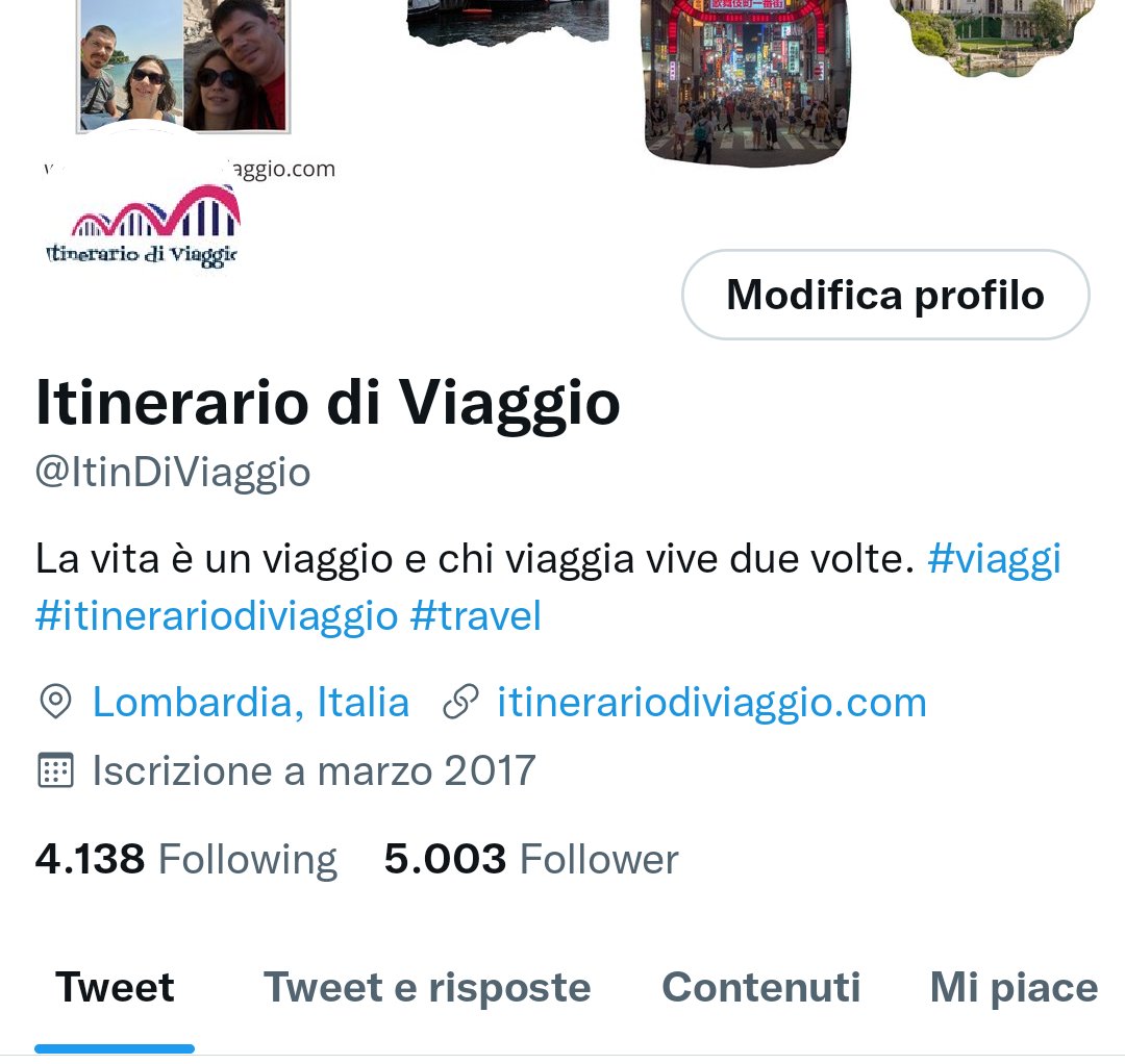 ItinDiViaggio's tweet image. 5000 volte grazie! 🙏

Sono piccoli numeri che salgono di una lentezza esasperante ma che ci danno modo di crescere e continuare ad informare chi, come noi, ama viaggiare 😍