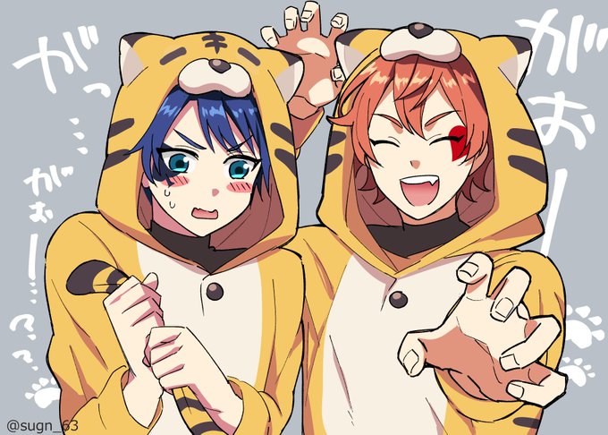 「hood up tiger print」 illustration images(Latest)