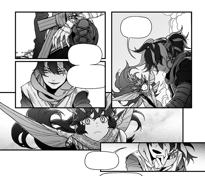a little more than a week left to back book 7 of my cool fantasy story with explosions and cute people on indiegogo!! ✨