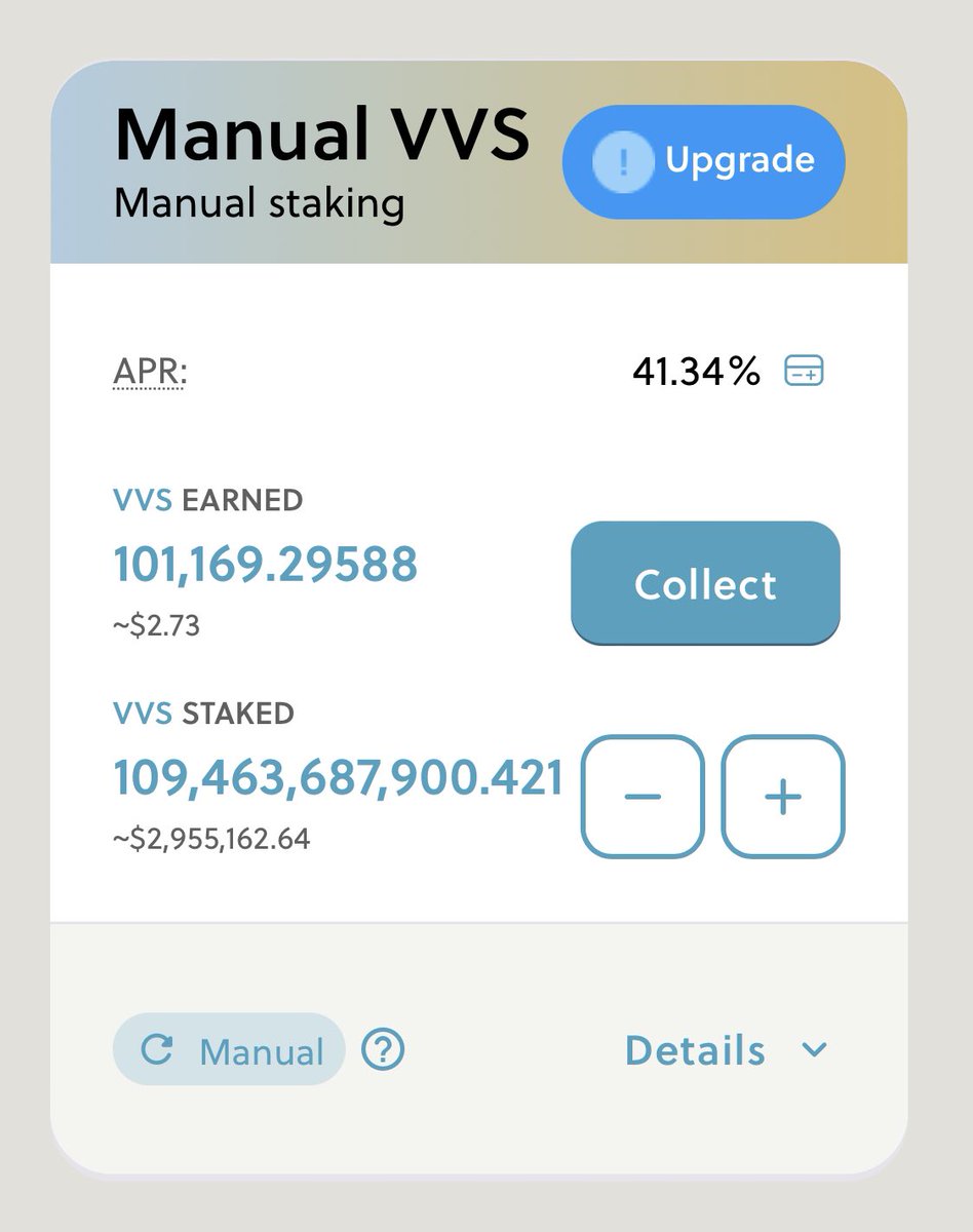 I have one question for the <a href="/VVS_finance/">VVS-Finance</a> team.

Don’t you think you failed somewhere ?
Or are you considering yourself so rich that you don’t feel you need to innovate anymore ? 

Wake up guys, your daily volume is down, TVL will too.

#CRO #crofam