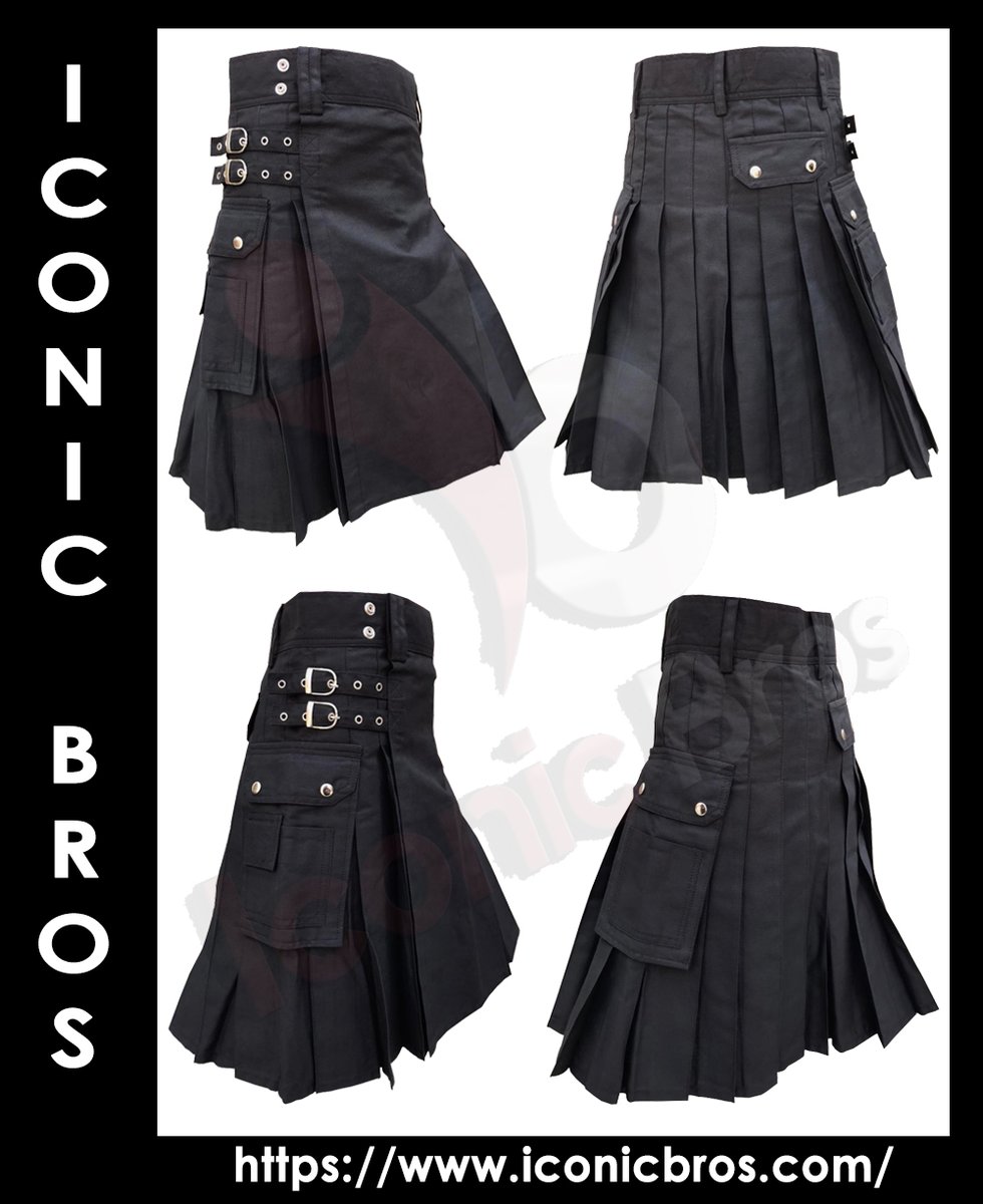 iconicbros0's tweet photo. Scottish Utility Kilt Black with Cargo Pockets
#kiltformen #utilikilts #kiltsforall #blackkilts #cargokilts #utilitykilt #scotishtradition #scotland  #slimfitkilt  #hybridkiltsforsale #Australia #UnitedStates #unitedkindom #Canada #hightlanderoutfit #Scottish #Scotlan #Ireland https://t.co/plRs6HFOao