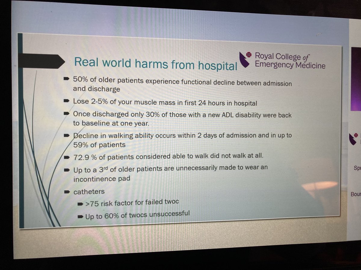 Harm caused by hospital admission