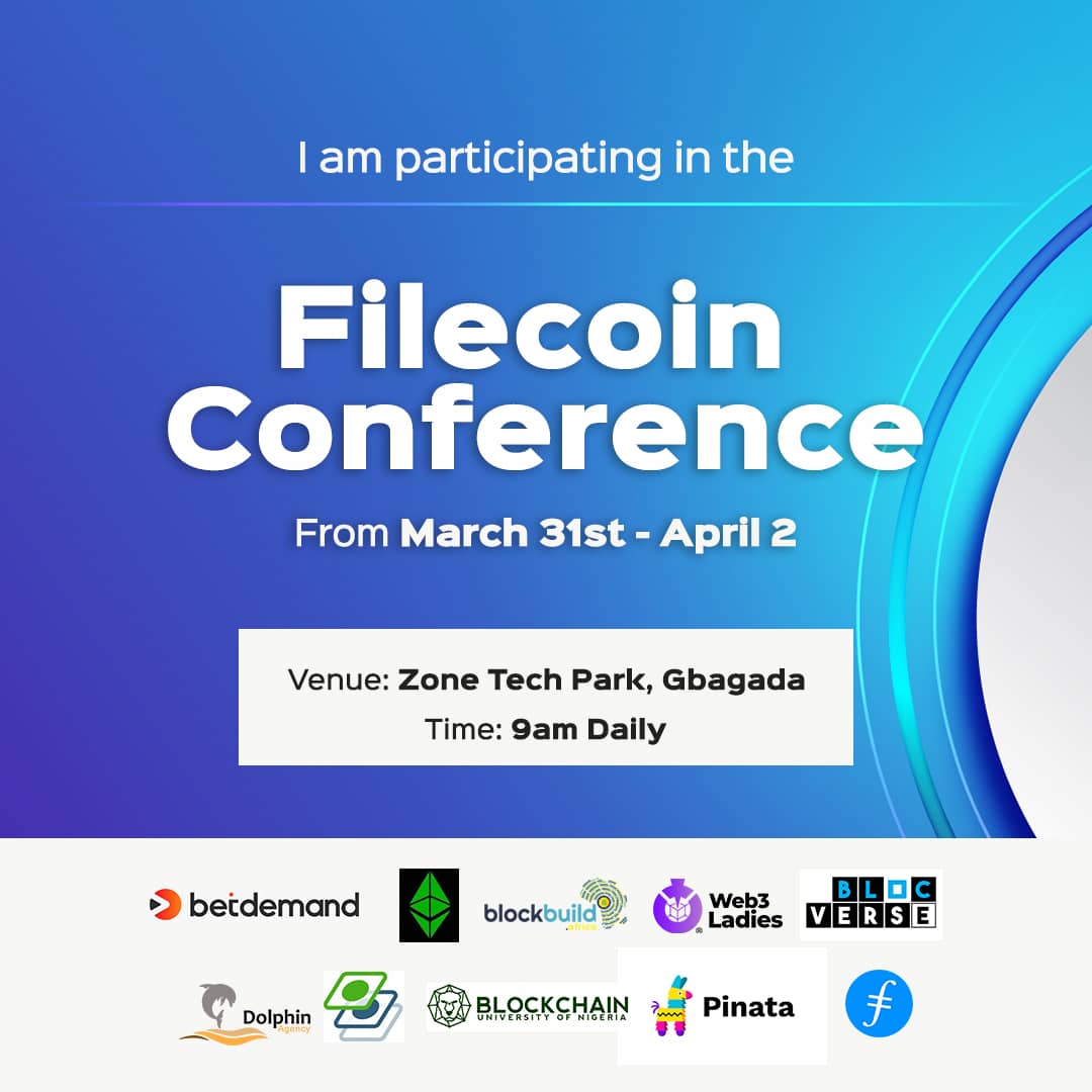 samolusola_'s tweet photo. Looking forward to this 😍

#FilConference #BuildwithFilecoin #FilConference2022 #FilecoinConference #FilecoinConferenceLagos

@DolphinAgency @EthereumNigeria https://t.co/sofPxDr7dF