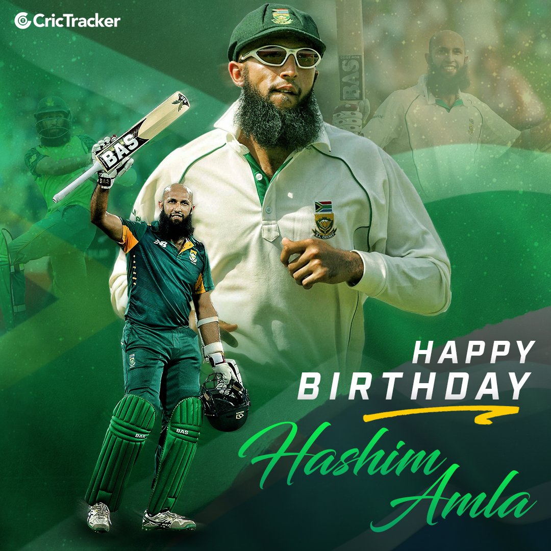 Hashim Amla turns 39 today. Wishing him a very happy birthday  | | | 