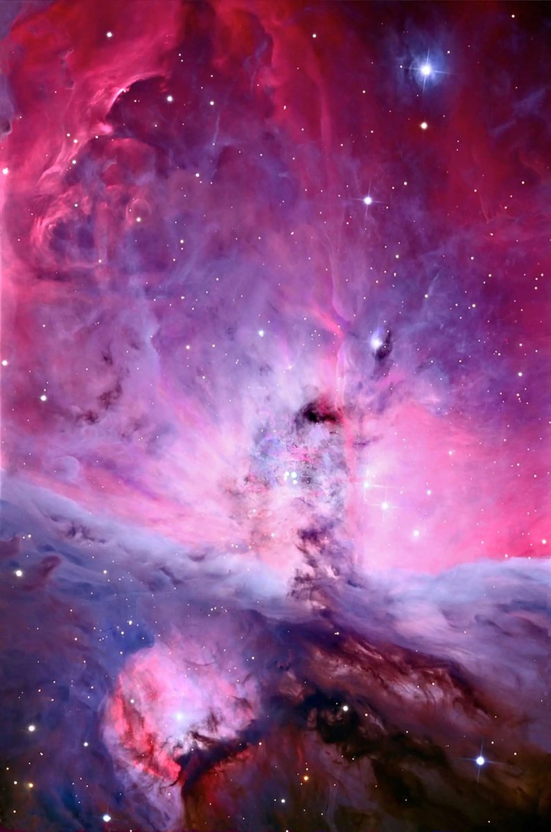 Aerospace_Lovr's tweet photo. Orion nebula's center, a cloud of gas and dust known more prosaically as M42.🚀✨🔭 https://t.co/t7yNX3Wit7