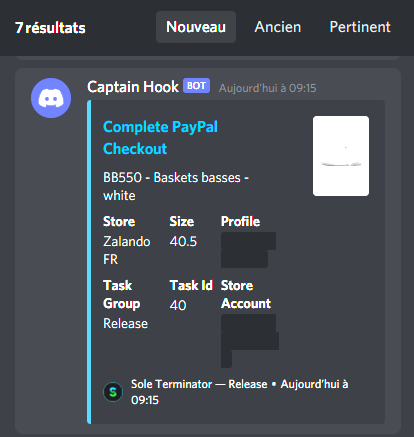 Poweeeeer's tweet image. B : @SoleTerminator 
P : @ReversRetail 
CG : @GoatifyIO @NotifyFrance @ACOMonitor @Softwarefnf 
Tools : @ToolsHubio