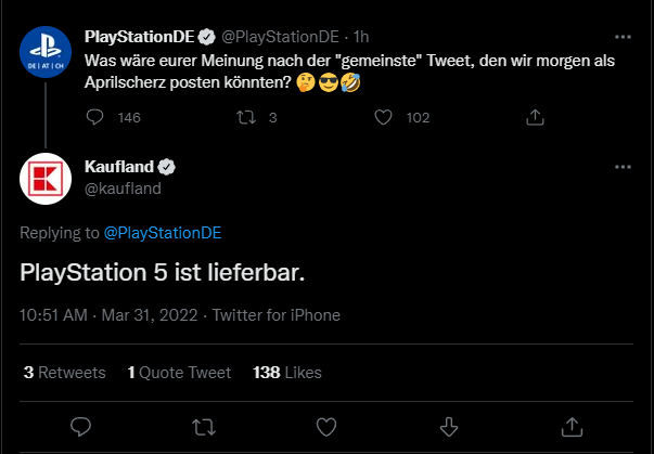 Ich musste gerade über diesen Tweet hart lachen xD

#PlayStation5
