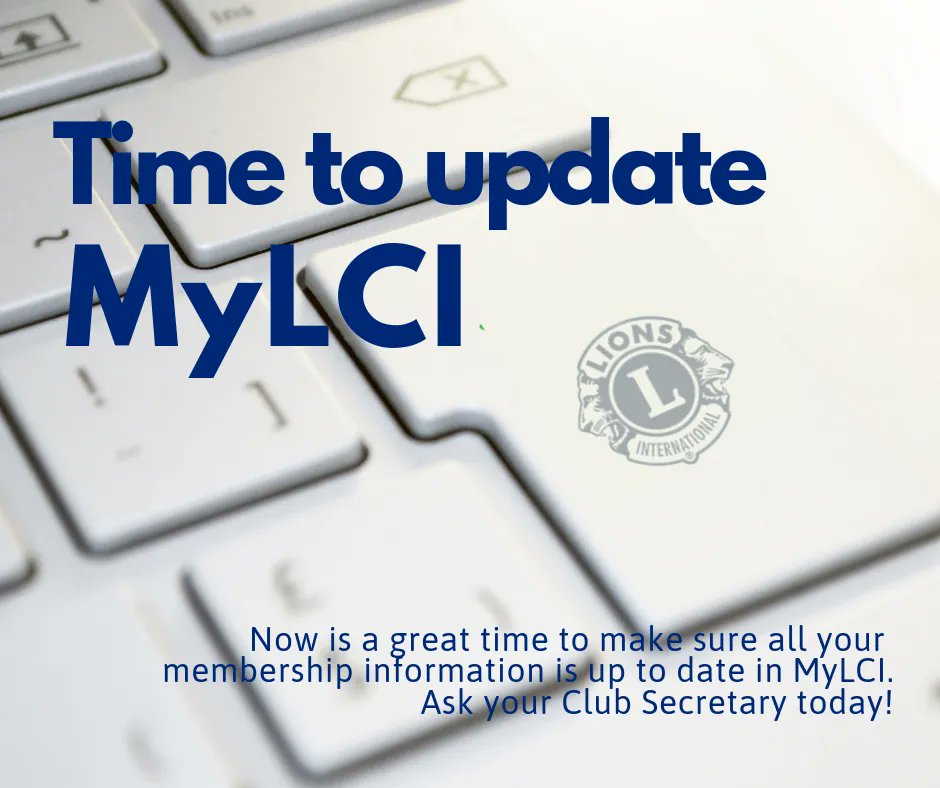 lionsclubsIrl's tweet photo. Now is a great time to update your Club Members details on MyLCI. Club Secretaries are also asked to add the new Officers for 2022-2023 on MyLCI as soon as Club elections have taken place.
#WeServe #KindnessMatters #LionsClubs #MyLCI #ClubOfficers https://t.co/dIaNqP0yS6