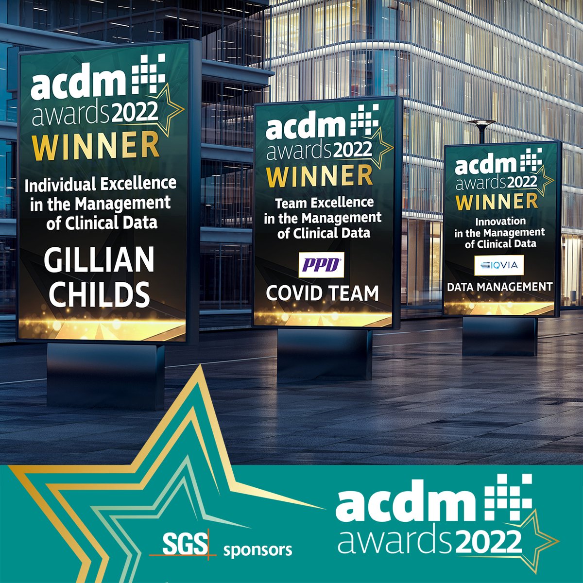 ACDMDataMatters's tweet photo. Three very worthy winners of the 2022 Annual ACDM Awards were announced at #ACDM22 in Edinburgh earlier this month
Gillian Childs from @TeamPhastar
@IQVIA_global Data Management Team
@PPDCRO COVID Team
Find out more: https://t.co/e6gIsbHs3O
#iqvia #PPD https://t.co/pFkyrZvZ9a