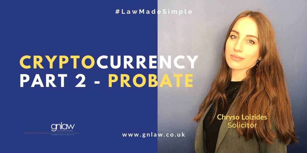 GuileNicholas's tweet photo. Chryso Loizides considers how to handle cryptocurrency  during probate. https://t.co/gQ44B1uJY2 #wills #probate #cryptocurrency https://t.co/fRgtOCu6Fx
