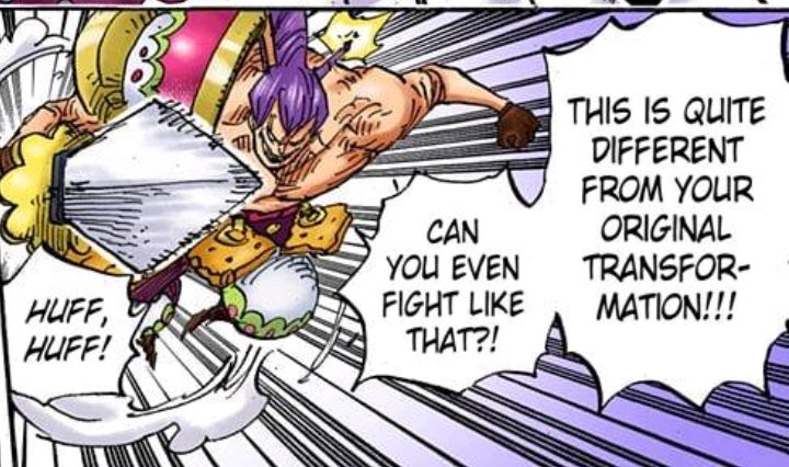 Caesar42253's tweet photo. #ONEPIECE1045 This is some reactions to Luffys fighting style. 
It has always been this way. Not his fault he has a rubber body and a Creative mind that appears ridiculous. 
His awakening removes the limiters of his Rubber and his fighting style becomes even more ridiculous. https://t.co/L4ir8sGau8