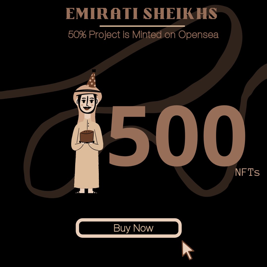 50% Project minted on Opensea 🚀🚀