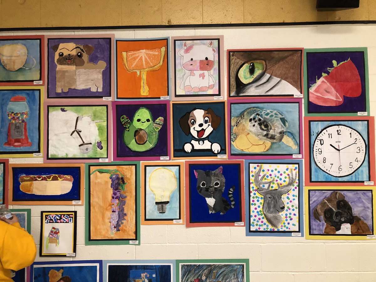 All District Arts Festival 2022 in the books. In case you missed it, here’s a sampling of the elementary art work. @Principal_UGL <a href="/PrincipalOD/">Principal O’Donnell</a>