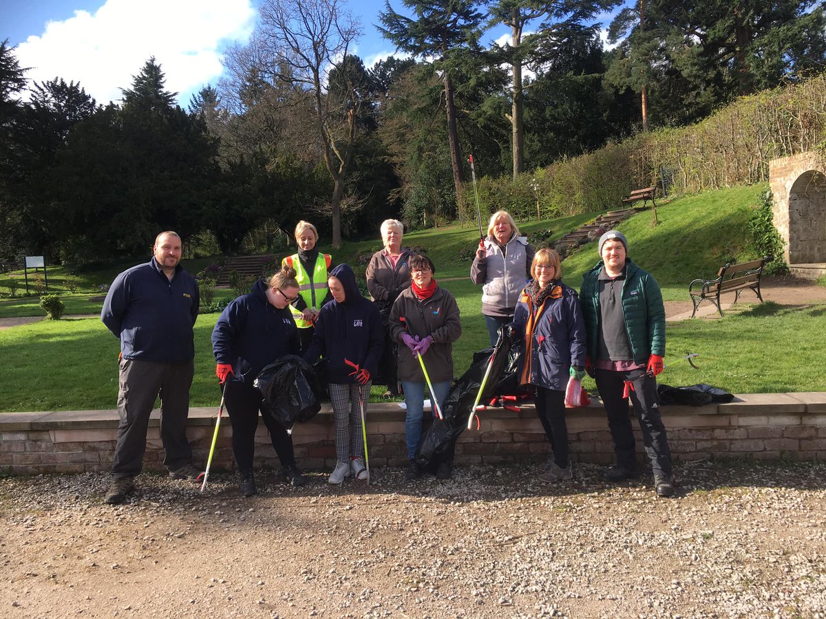 FWeprepark's tweet photo. Thanks to everyone who turned up for our Quay Clean litter pick at Wepre Park this morning, including a group from @ColegCambria. #WeprePark #QuayClean #SpringCleanCymru #LitterHeroes https://t.co/qAlE1l6CoV