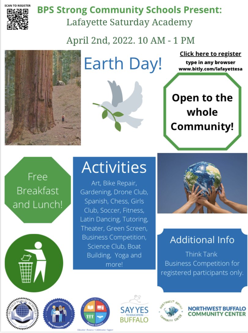 Join us this Saturday at Lafayette 10-1. Free food and activities, including a gardening activity. <a href="/WEDIBuffalo/">WEDI Buffalo</a> <a href="/wsisoccer/">West Side Int'l Soccer</a> @SayYesBuffalo