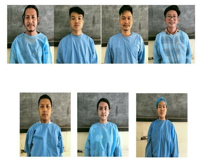 RvlBurma2's tweet photo. Five men and two women health workers living in Dawbon, Insein Townships, North Okkalapa, Rangoon Division, were SENTENCED TO DEATH by a military  junta tribunal on charges of committing acts of violence.

#WhatsHappeningInMyanmar https://t.co/1Nigk1IQFj