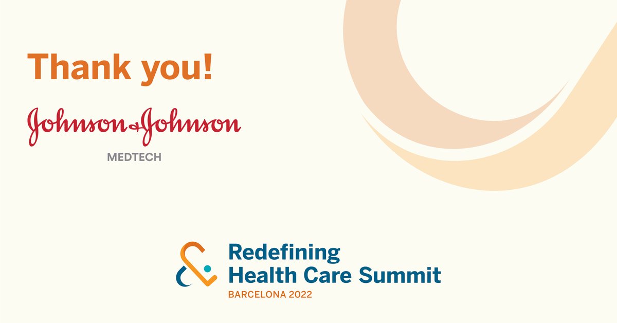 VBHCEducation's tweet photo. We are excited to announce that @JNJMedTech  @JNJNews is sponsoring the Redefining Health Care Summit in Barcelona! Together, we can #TransformHealthCare. https://t.co/ScfMDkN8CW