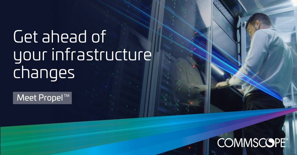 CommScope's tweet image. Meet #Propel, the modular, ultra-low loss, end-to-end structured cabling and connectivity fiber platform. Get the bandwidth, speed and flexibility you need to keep pace with your evolving data center demands. Learn more bit.ly/3iSBlMK

#MeetPropel #16fiber #commscope