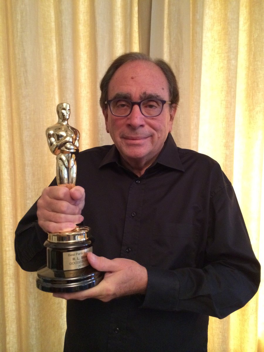 RL_Stine's tweet photo. I'd like to thank the members of the Academy for not slapping me this year. https://t.co/AXTAyC9C65