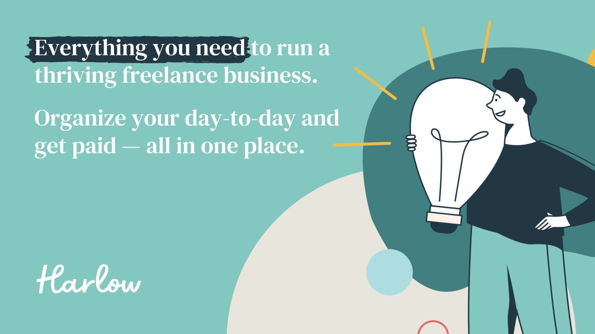 Drum roll please… 
 
Today’s the day! 
 
It’s time for you to officially meet Harlow.
 
We built Harlow for all of the dreamers and doers who have opted out of traditional work structures to run their lives on their terms.
 
Join Harlow today.
 
MeetHarlow.com