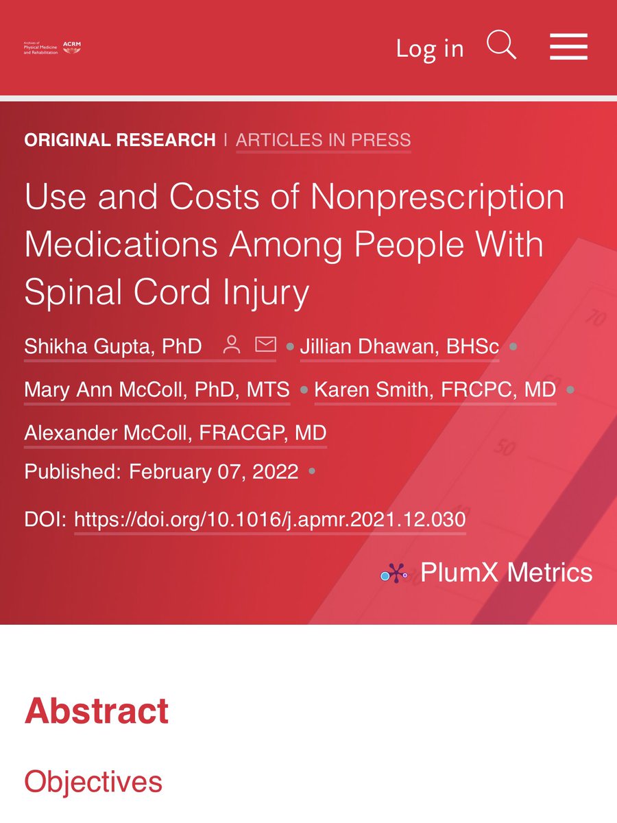 1/2 Our new study: Nonprescription #medications are common part of #drug regimens for people with complex health and are purchased out-of-pocket. Knowledge about their use can help prescribers to improve drug safety, #affordability, and quality for patients. @FamPhysCan
