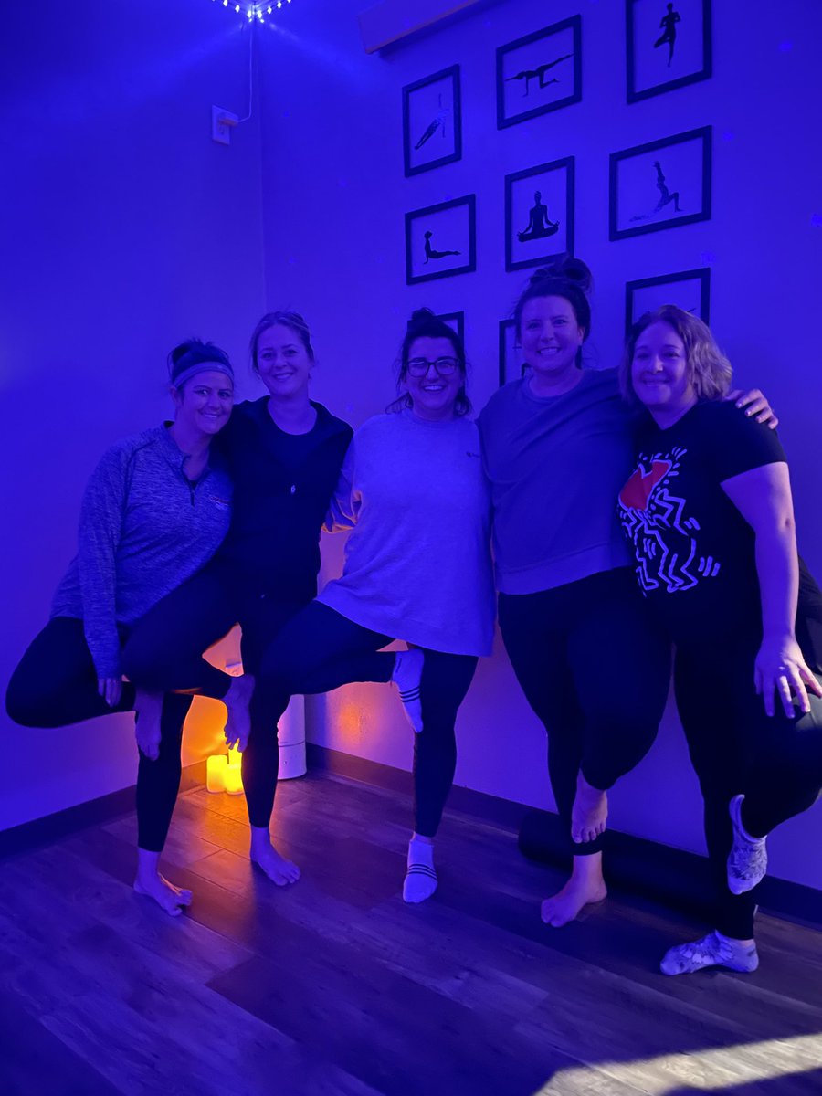 Wednesday night yoga is for the teachers🧘‍♀️