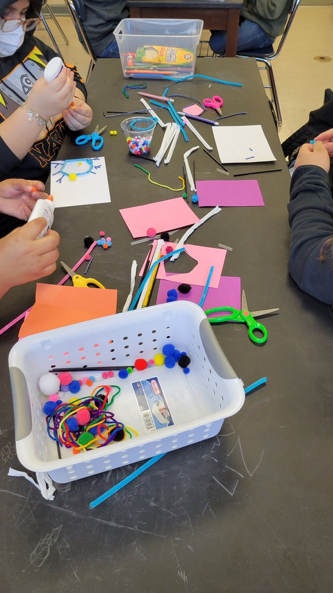 Creativity abounds in Medical Detectives class! Making a model of a neuron using craft supplies. The possibilities are endless! <a href="/AEMA_JDMS/">Academy of Energy, Medicine and Aerospace at JDMS</a> <a href="/OpalHFord/">Opal Harrison Ford</a>