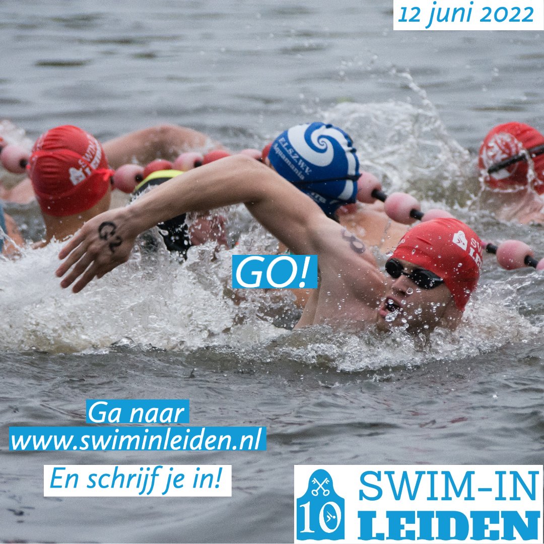 🔔De Maresingel verandert op zondag 12 juni weer in een groot openluchtzwembad! 

🏊‍♀️Tijdens de 10e editie van Speedo Swim-in Leiden gaan ruim 500 recreanten en wedstrijdzwemmers de sportieve strijd met het buitenwater en elkaar aan. 

Schrijf je nu in! 👉swiminleiden.nl/inschrijven/