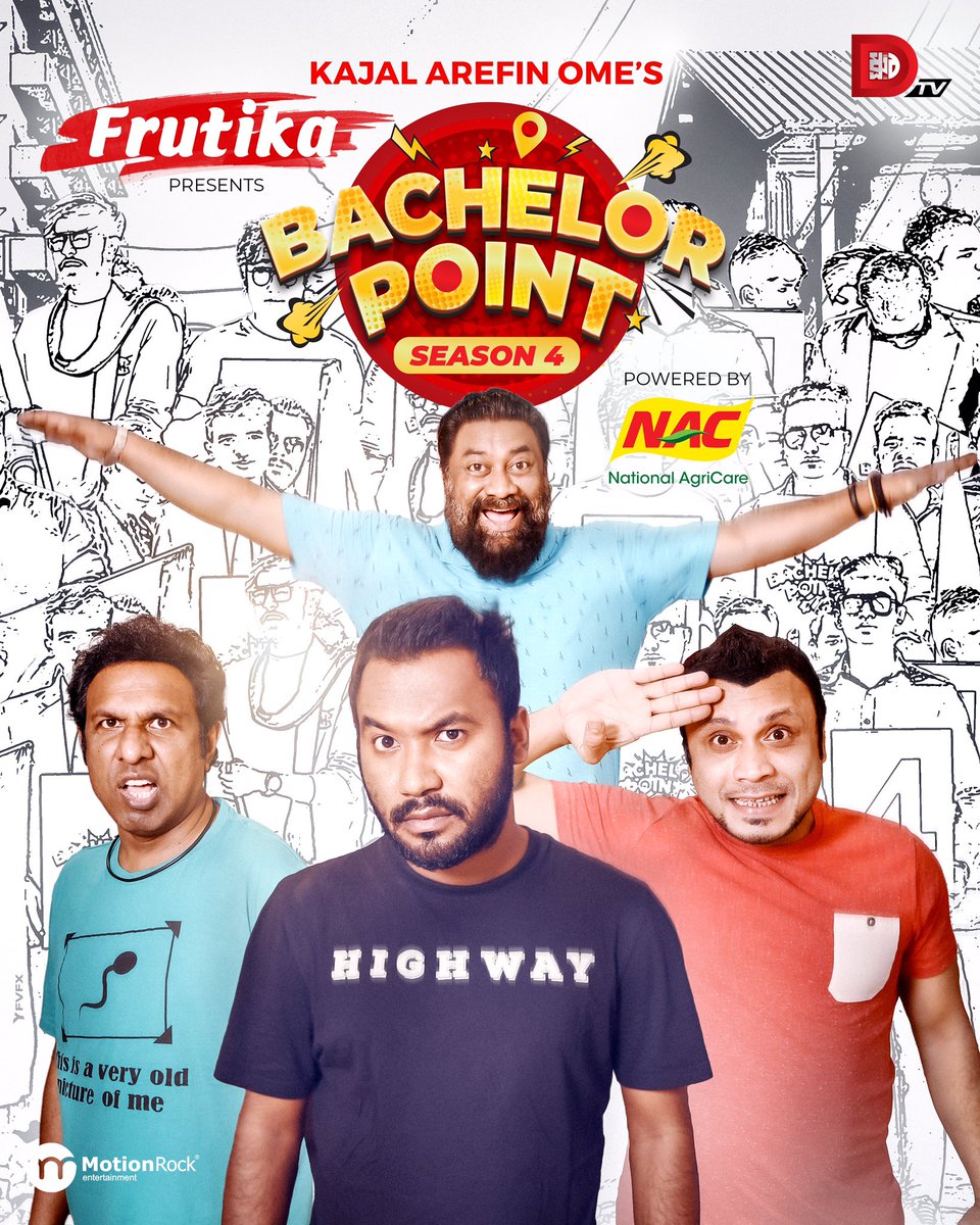 sharma_shimul's tweet photo. Bachelor Point
Season 4
Every Friday,Saturday & Sunday at 8:25pm On Bangla Vision & 9pm On Dhruba TV YouTube channel.
#FrutikaPresents
#PoweredByNac
#DhrubaTv
#MotionRock
#BoomFilms https://t.co/ZfoJhUfGUb