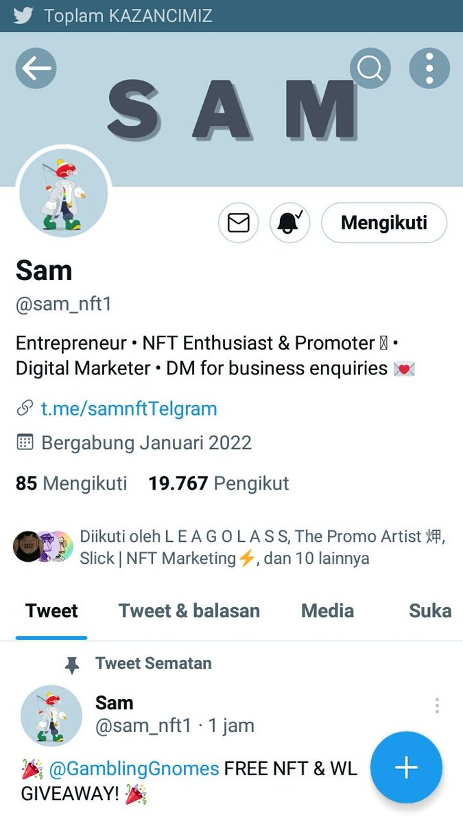Radenmassepto's tweet photo. @sam_nft1 Done https://t.co/YO2epgeGI3