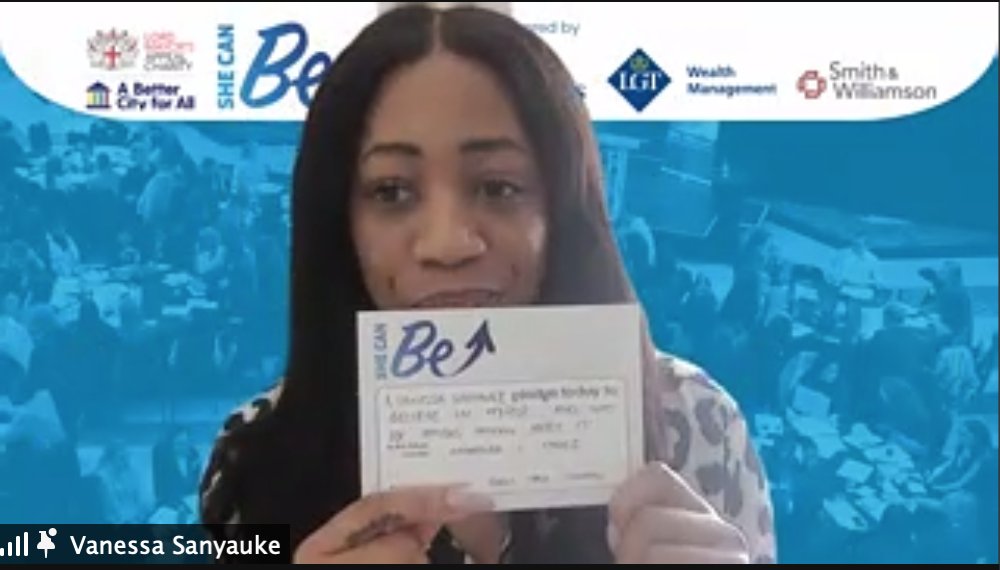 LMAppeal's tweet photo. It is now time for our young women to all fill out their own pledge card. This is an important part of the day getting them to think about the one thing they want to achieve for the future. What would you pledge?
#SheCanBe #IncludedAWM #Future @LGTvestra https://t.co/tPF2O7GW6l