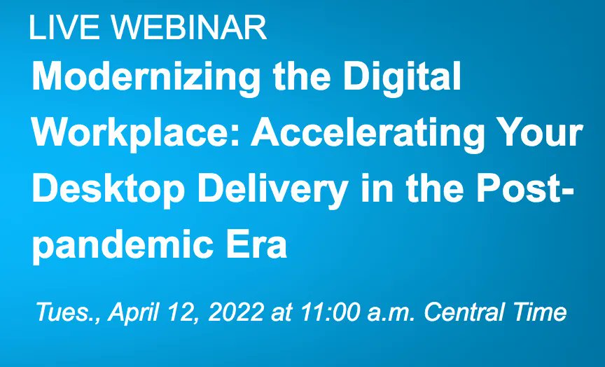 Liquidware's tweet photo. To complement the release of the Freeform Dynamics report, we're hosting a webinar along with @IGEL_Technology and @bryan_gb the author of the report. Register here: https://t.co/WwMDlfsXbZ
#DesktopDelivery #DigitalWorkspaceManagement #IGELOS #IGELReady #Webinar #FutureofWork https://t.co/u3G044Nv1O